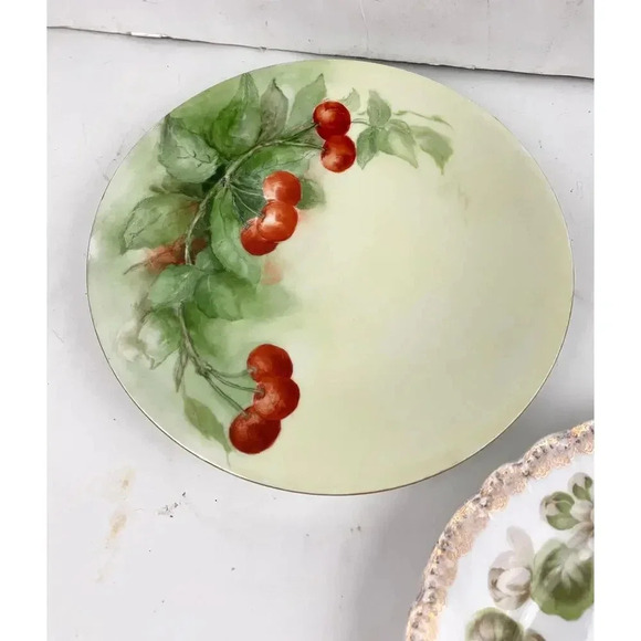 VTG Lot of 3 Mismatched Dinner Appetizer Plates Porcelain Floral Bavaria - Picture 3 of 16